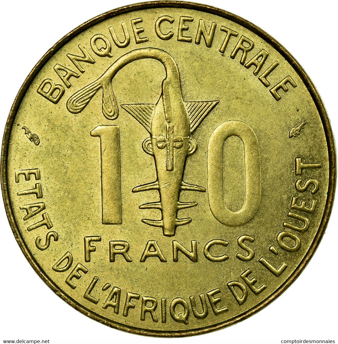 Monnaie, West African States, 10 Francs, 1976, Paris, TTB - Elfenbeinküste