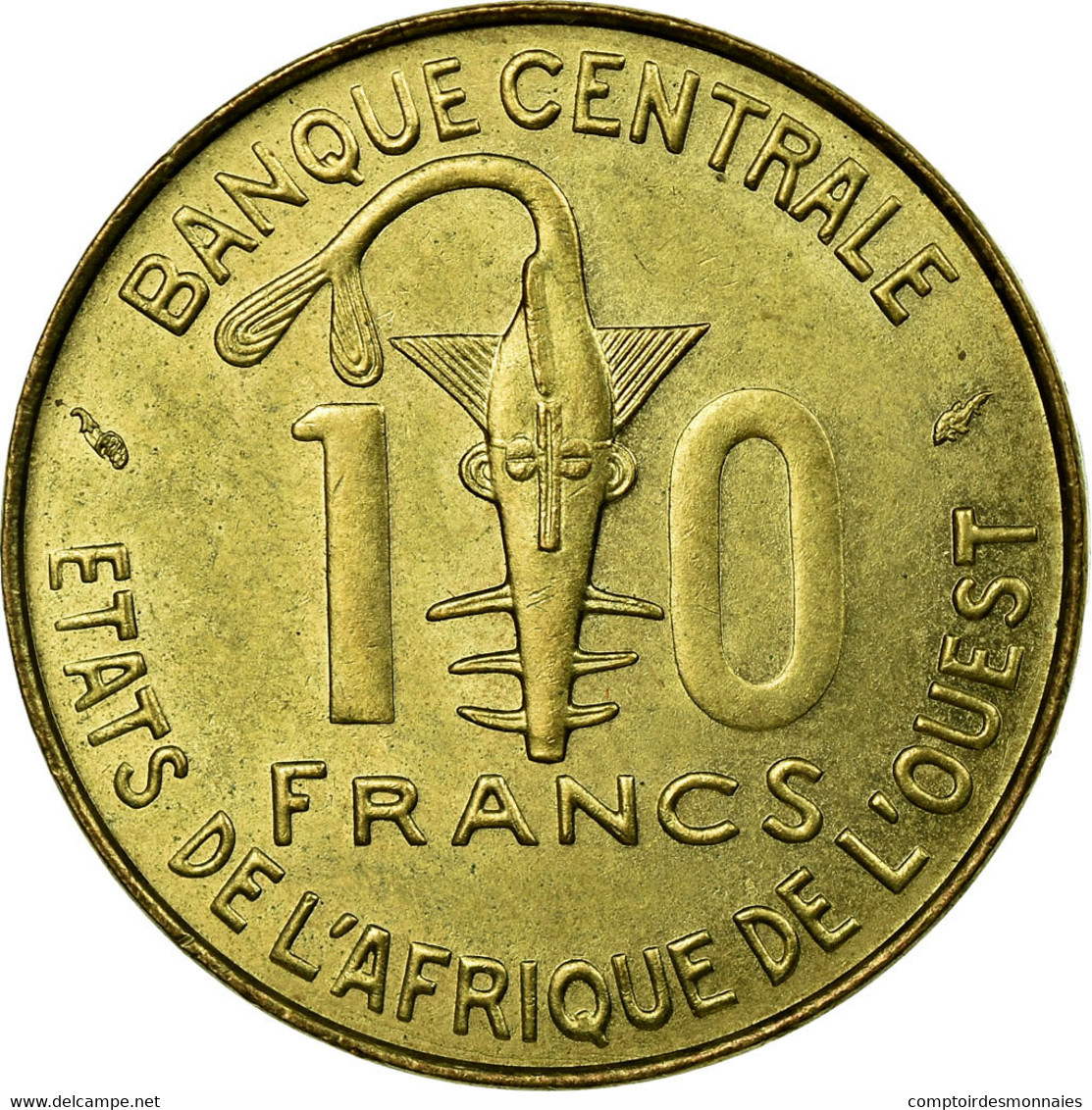 Monnaie, West African States, 10 Francs, 1976, Paris, TTB - Côte-d'Ivoire