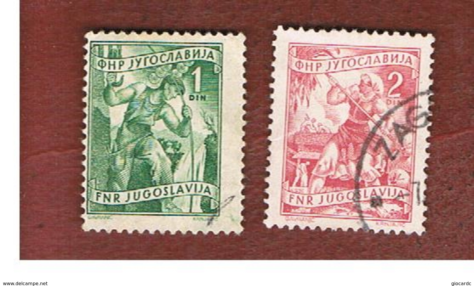 JUGOSLAVIA (YUGOSLAVIA)   - SG 653.654  -    1950  CRAFTS   -   USED - Usati