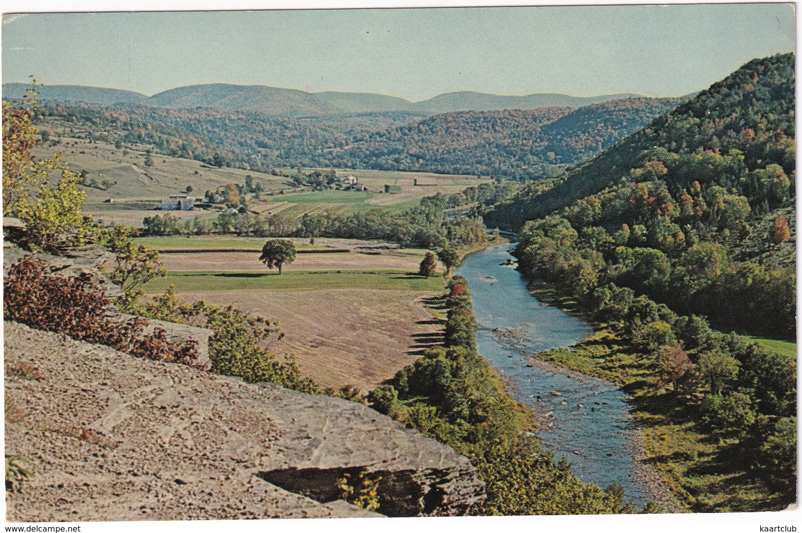 Prattsville, N.Y. - Shoharie Valley From Pratt Rock -  (New York) - 1975 - Catskills