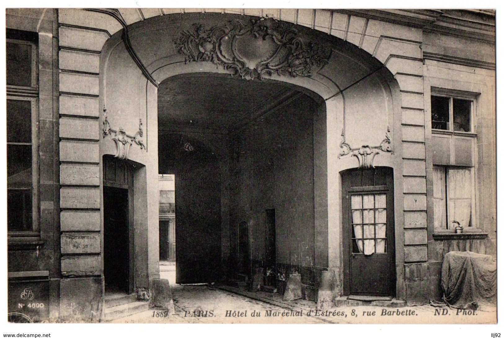 CPA 75 - PARIS - 1889. Hôtel Du Maréchal D'Estrées, 8 Rue Babette - ND Phot - Distretto: 03