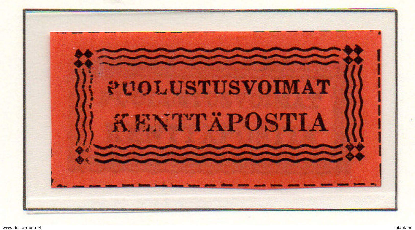 PIA - FINLANDIA - 1941  : Posta Militare - Giallo Rosso  -   (Yv   1) - Militari