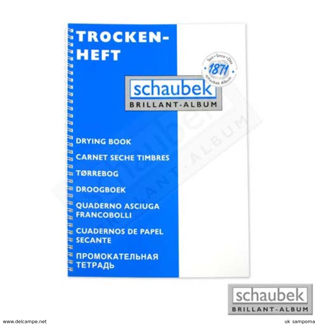 Schaubek TH4201 Drying Book A4 10 Sheets Of Blotting Paper Incl. Foil Interleaves - Autres & Non Classés
