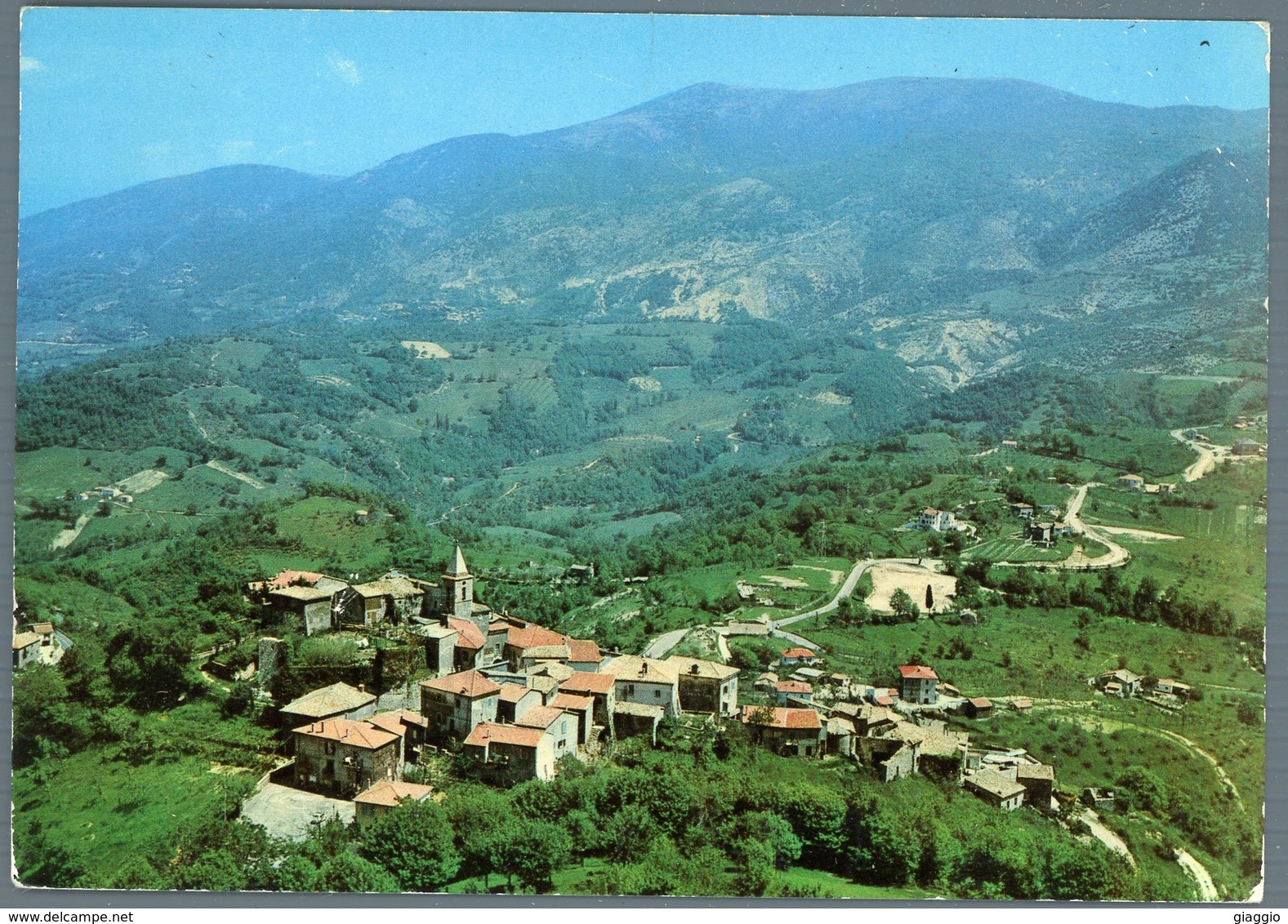 °°° Cartolina N. 66 Configni Panorama Viaggiata °°° - Rieti