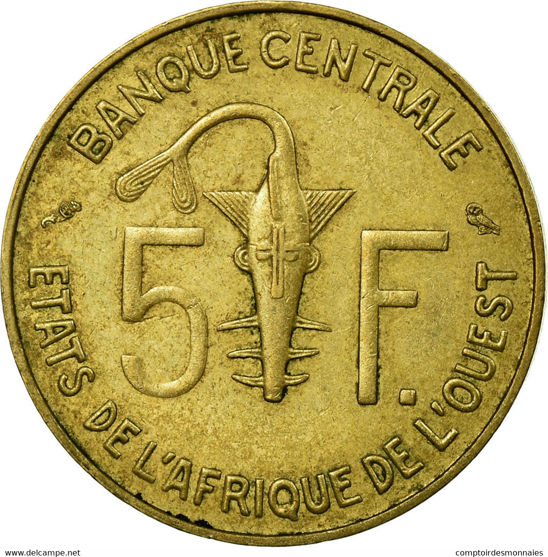 Monnaie, West African States, 5 Francs, 1971, Paris, TTB - Côte-d'Ivoire