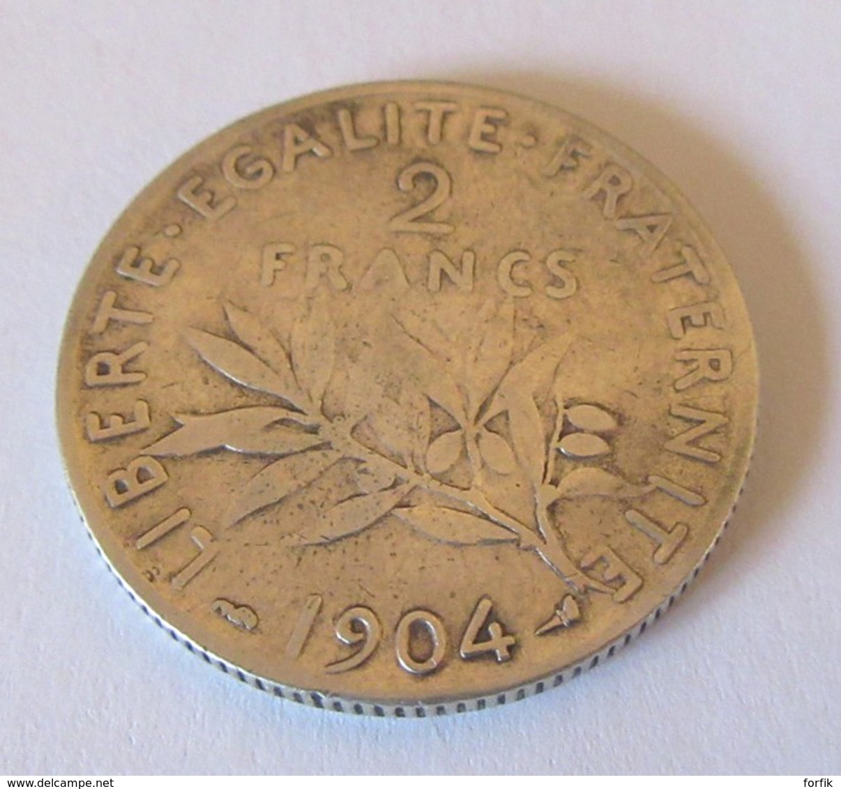 France - Monnaie 2 Francs Semeuse Roty 1904 En Argent - TB - Autres & Non Classés