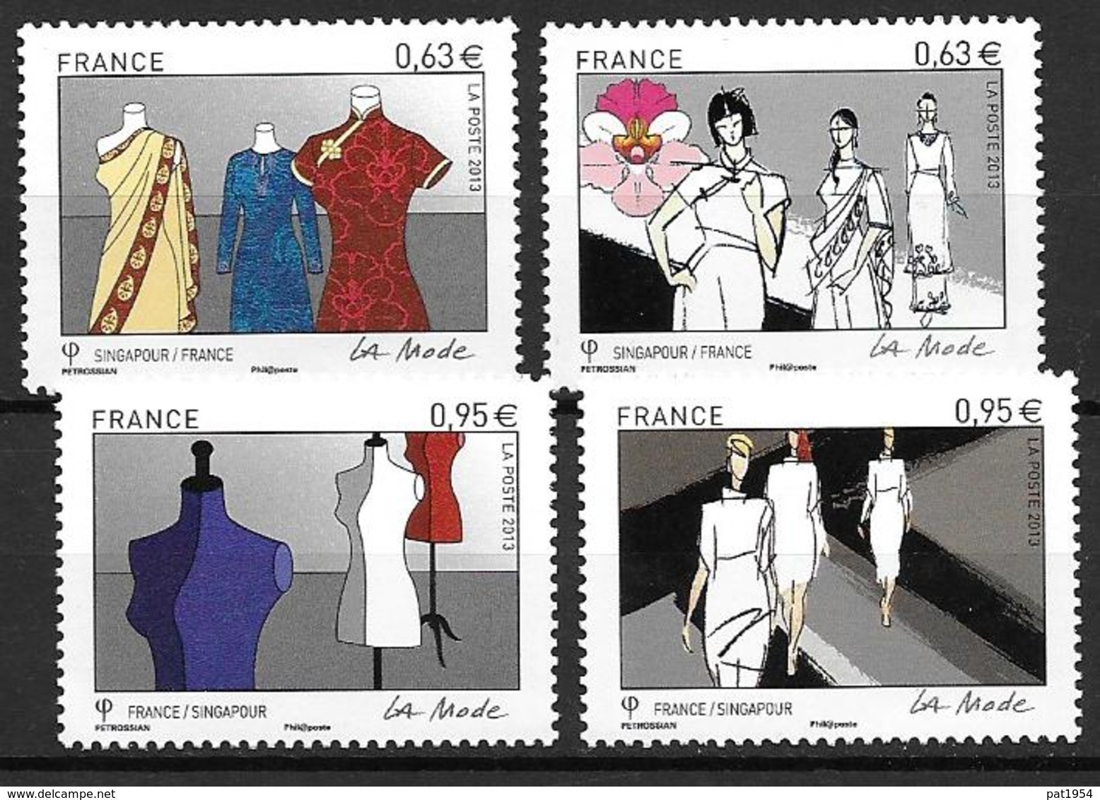 France 2013 N° 4824/4827 Neufs La Mode à La Faciale - Unused Stamps