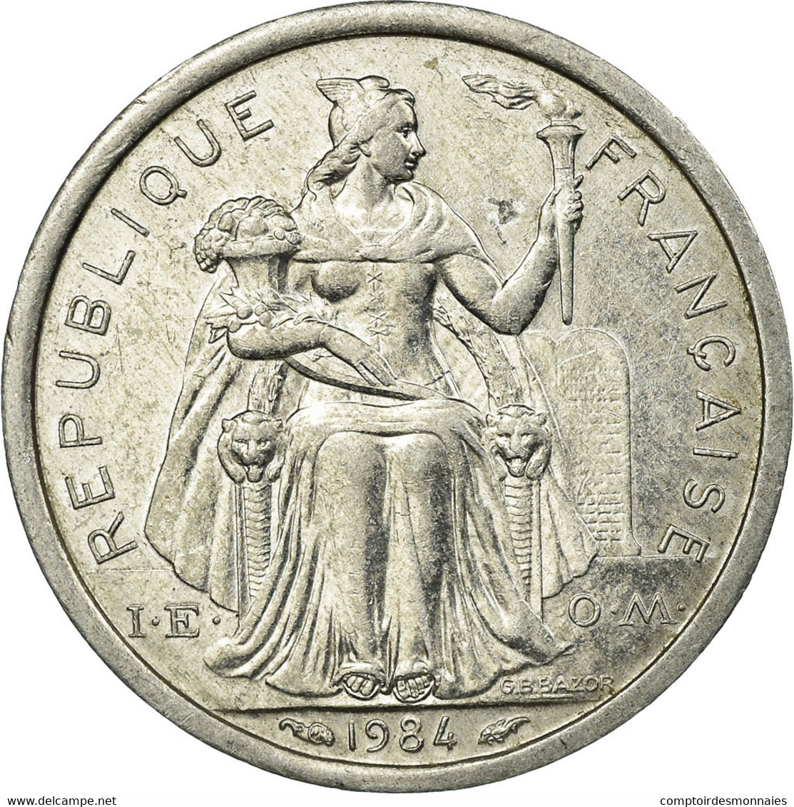 Monnaie, French Polynesia, Franc, 1984, Paris, TTB, Aluminium, KM:11 - Polinesia Francesa