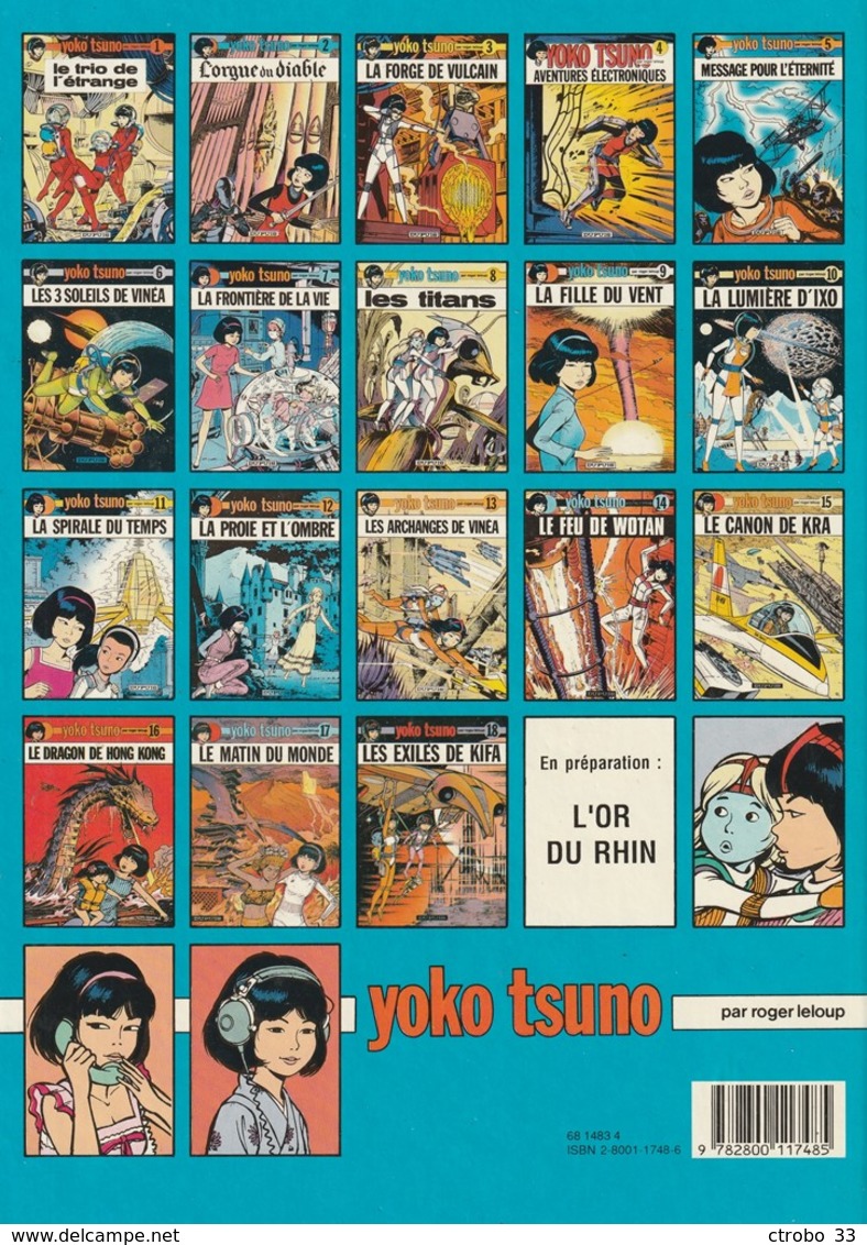 YOKO TSUNO - Les Exilés De Kifa - Edition Originale De 1991 N° 18 - Yoko Tsuno