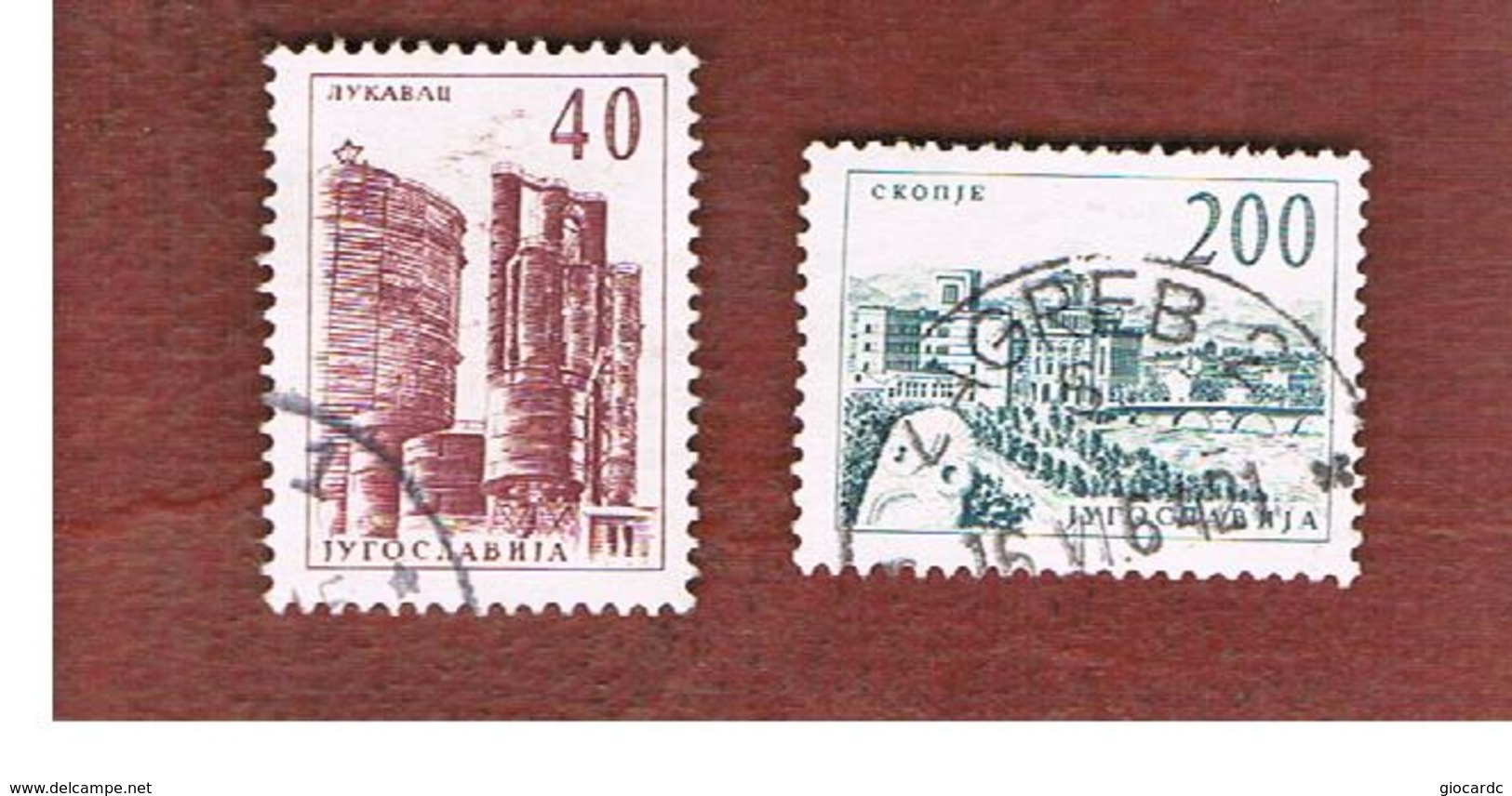 JUGOSLAVIA (YUGOSLAVIA)   - SG 990.995   -    1962  DEFINITIVE    -   USED - Gebruikt