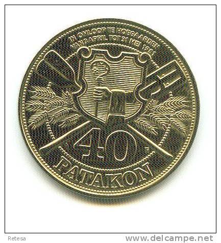 -&  HOEGAARDEN  PALMZONDAGTRADITIE  40 PATAKON  1981 - Tokens Of Communes