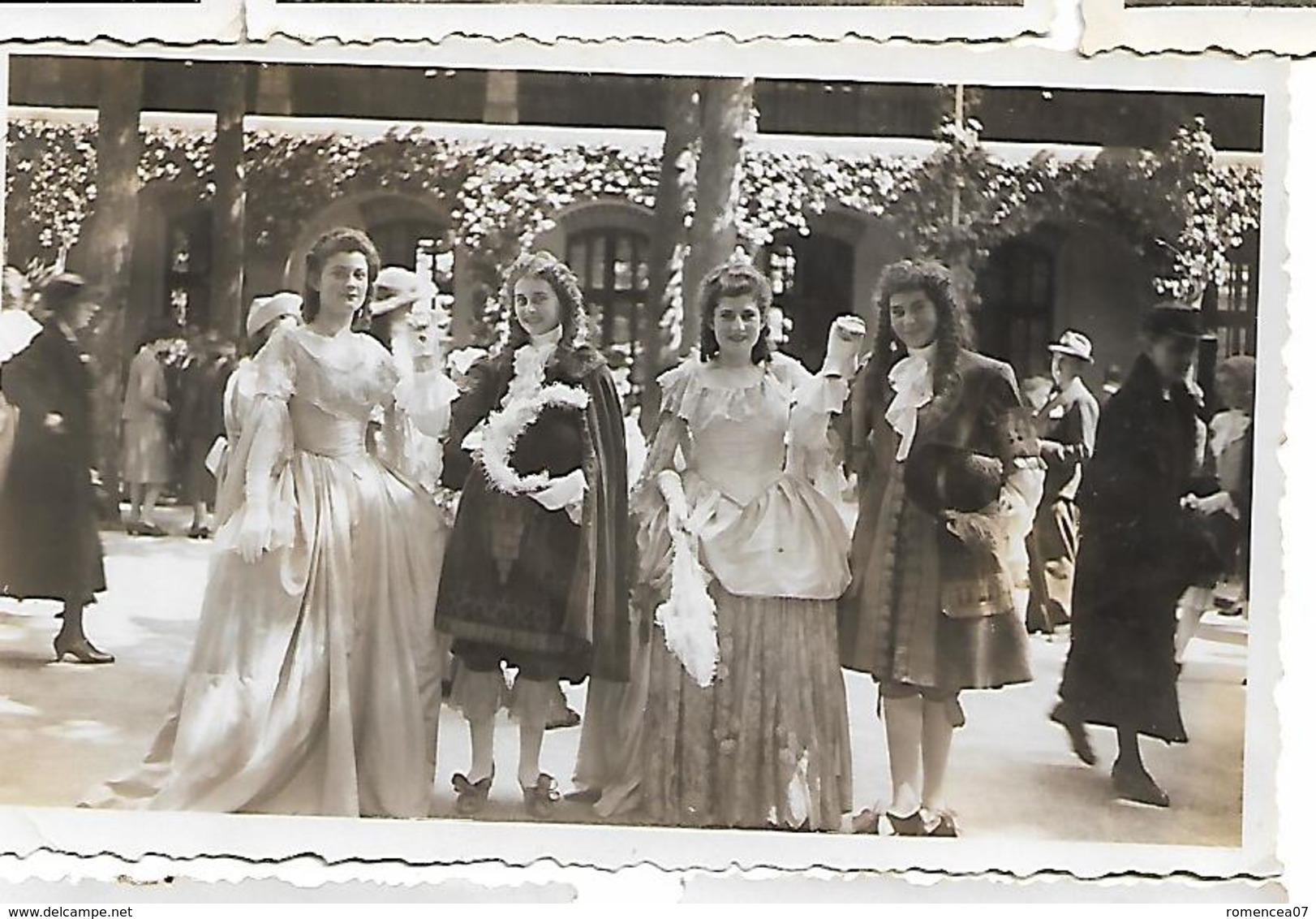 PARIS (16e) - Lot De 6 Photographies Du CINQUANTENAIRE Du LYCEE MOLIERE En Mai 1939 - Costumes Louis XIV - RARETE ! - Lieux