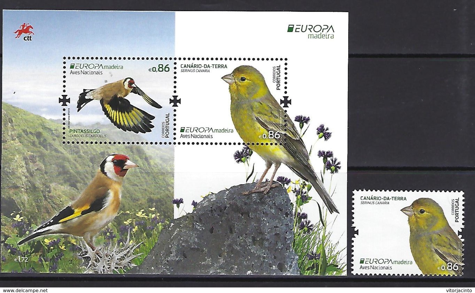 PORTUGAL - EUROPA 2019 - Stamp And Souvenir Sheet - Madeira - 2019