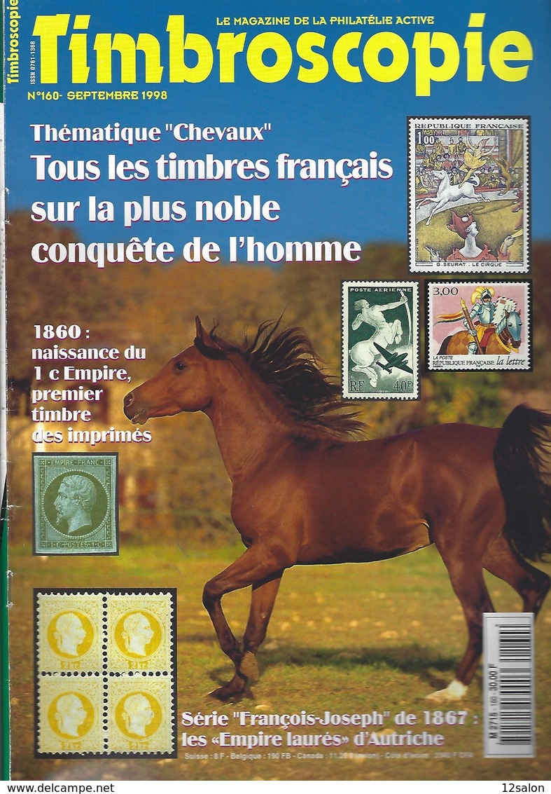 TIMBROSCOPIE  N° 160 + SCAN SOMMAIRE - Français (àpd. 1941)