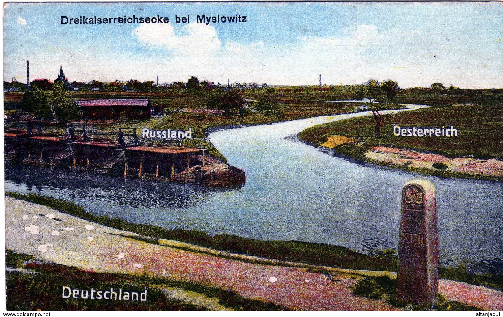 MYSLOWITZ- 552 1/5 - Dreikaiserreichsecke Bei Myslowitz. - Schlesien