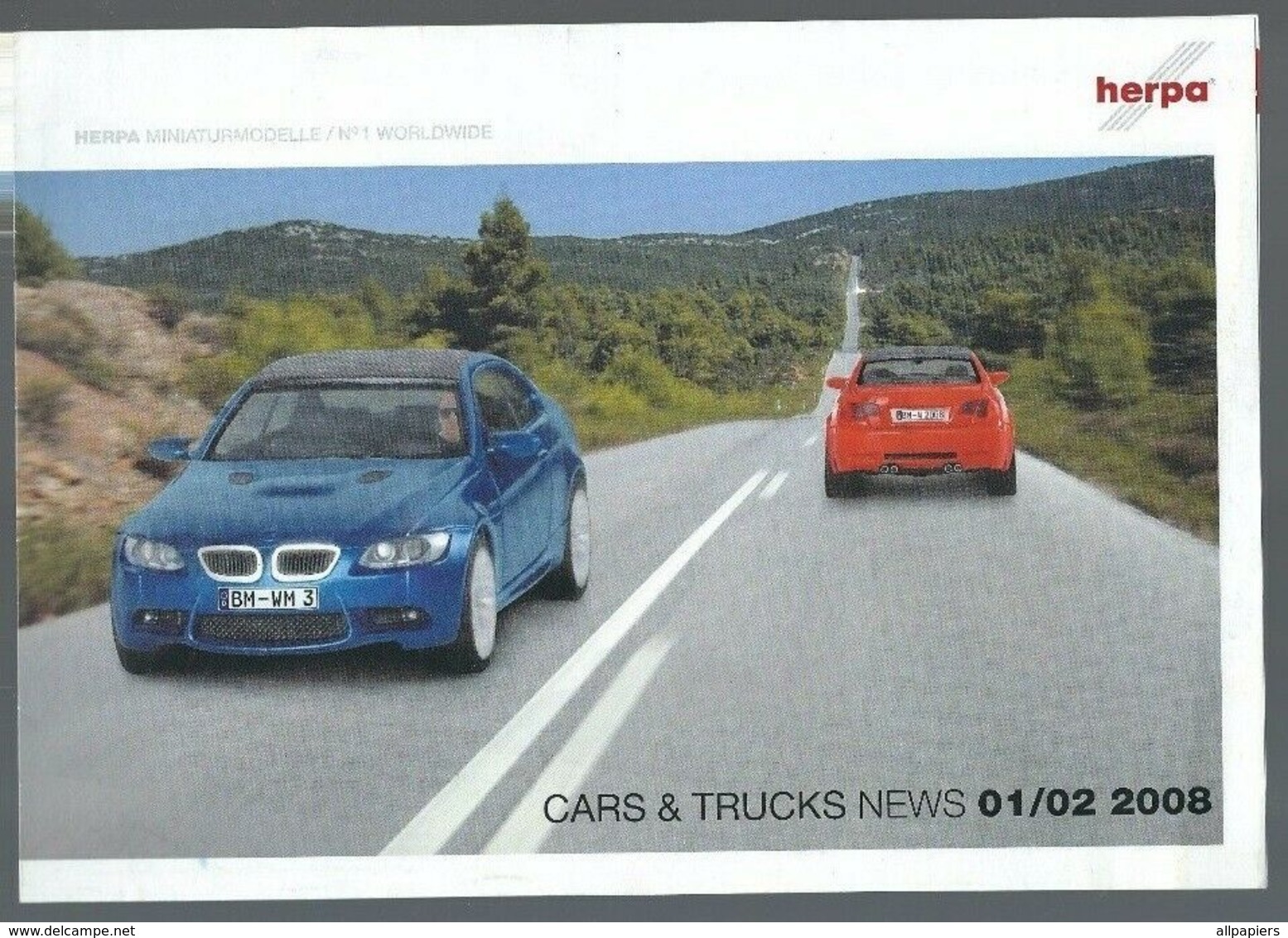 Catalogue Herpa Cars & Trucks News 2008 - Catalogues & Prospectus