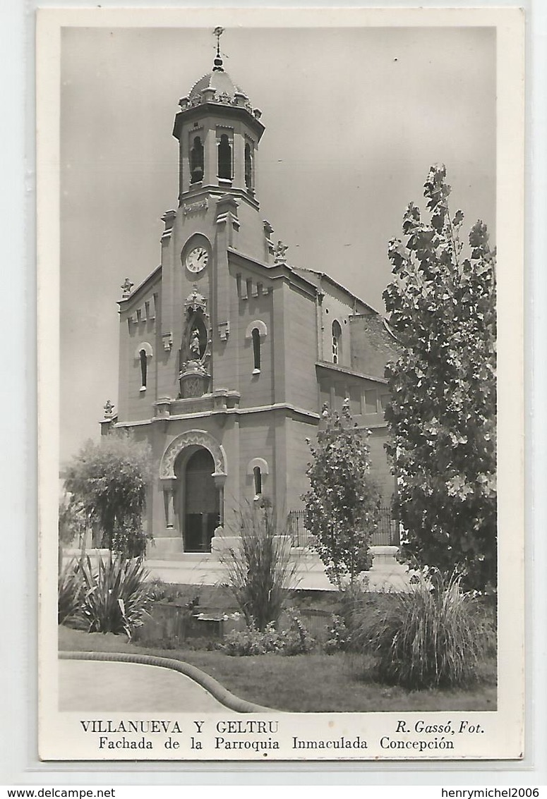 Espagne Espana - Cataluna - Barcelona Villanueva Y Geltru Fachada De La Parroquia Immaculada Concepcion - Barcelona