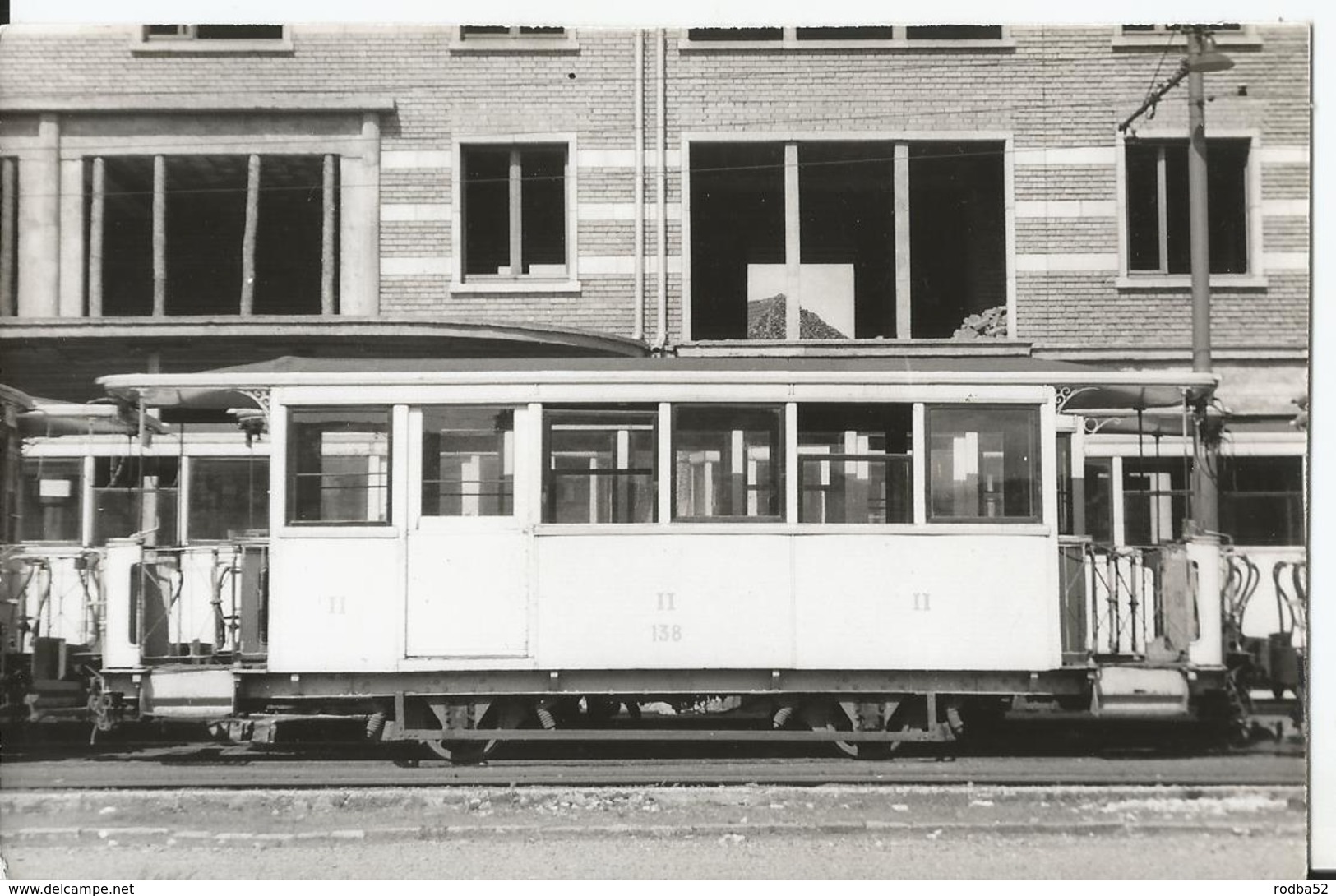 Carte Photo - Tramway à Valenciennes - Gros Plan - Trains