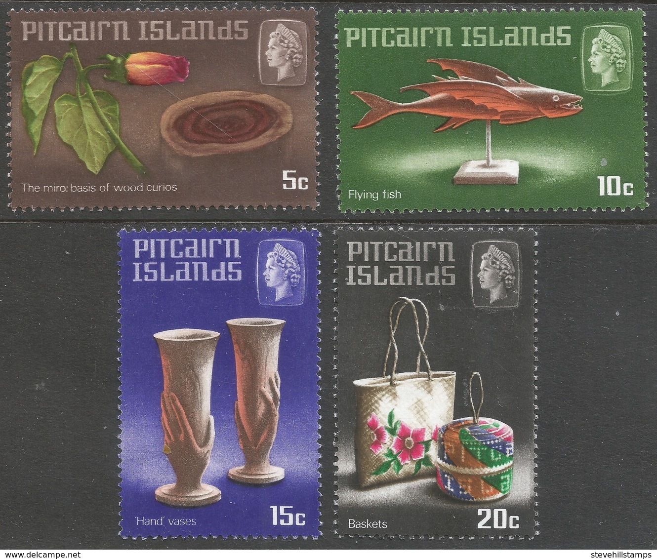 Pitcairn Islands. 1968 Handicraft (1st Series). MH Complete Set. SG 88-91 - Islas De Pitcairn