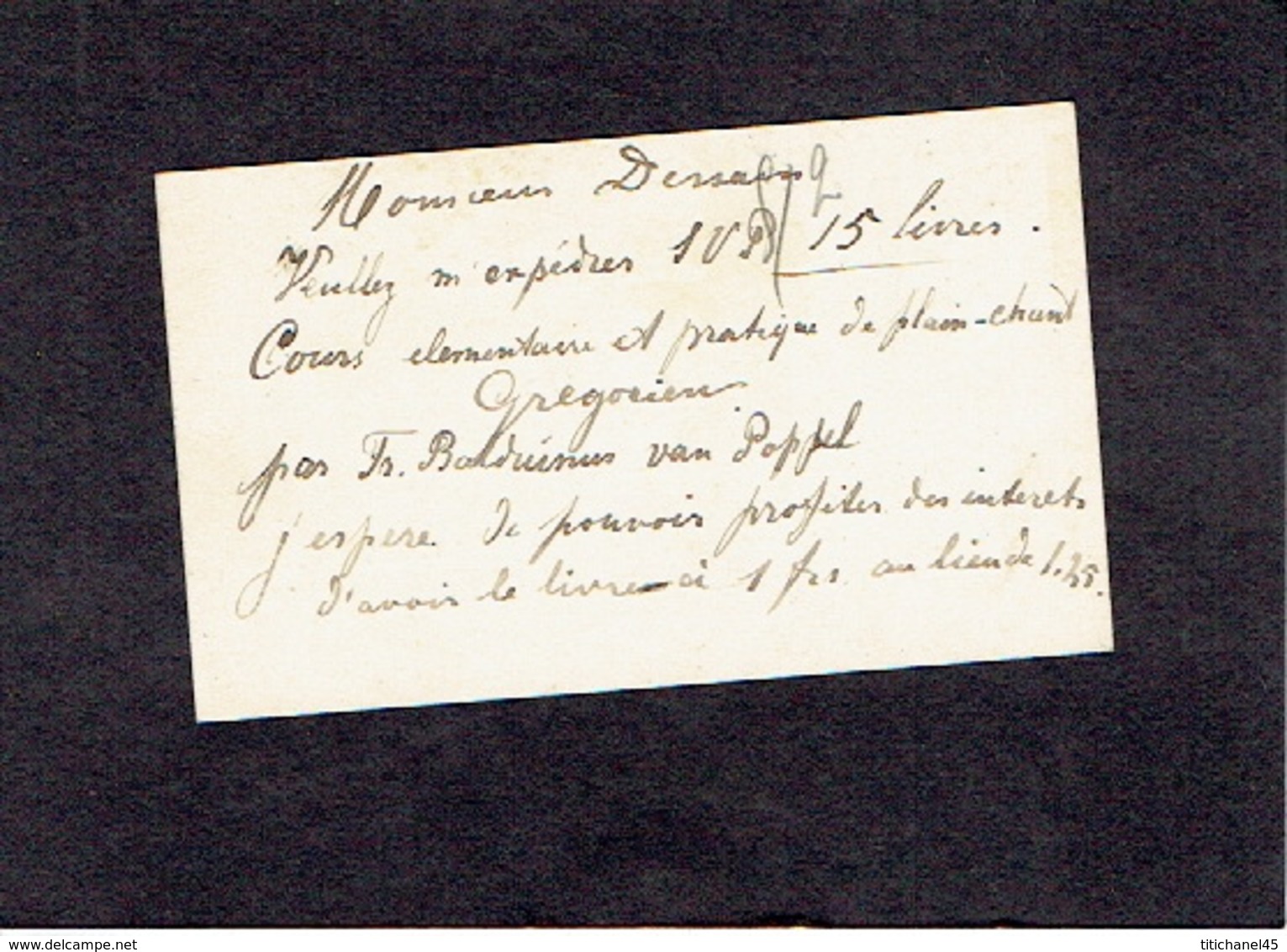 AUBEL 1908- ANCIENNE CARTE DE VISITE - Hubert LOOZEN - Directeur De La Ste Grégoire - Cartes De Visite