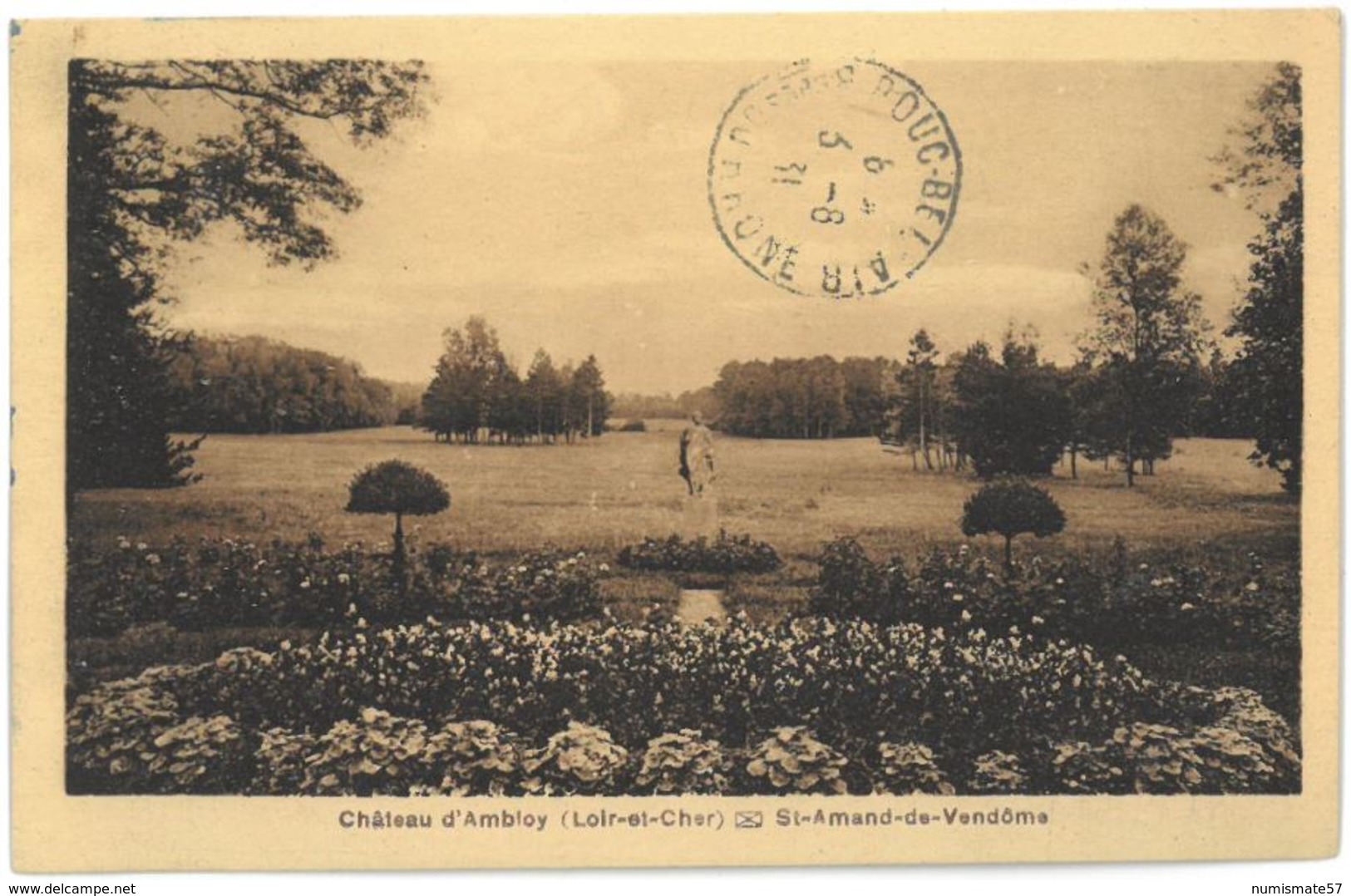 CPA SAINT AMAND DE VENDOME - Château D'Ambloy - Ed. A. Breger Frères - Saint Amand Longpre