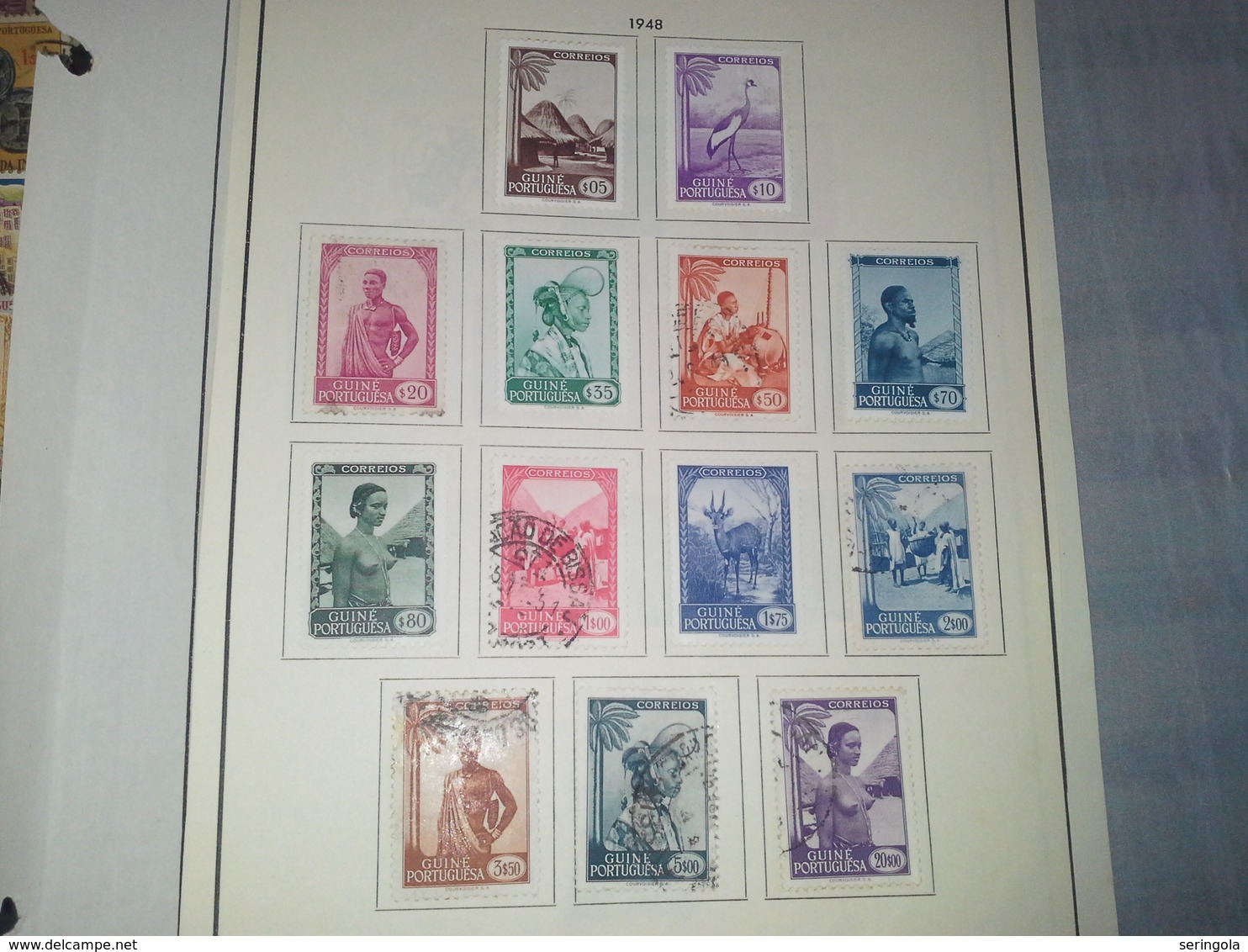 Smail Lot GUINE  Portuguesa 1946-1954 - Collections (sans Albums)