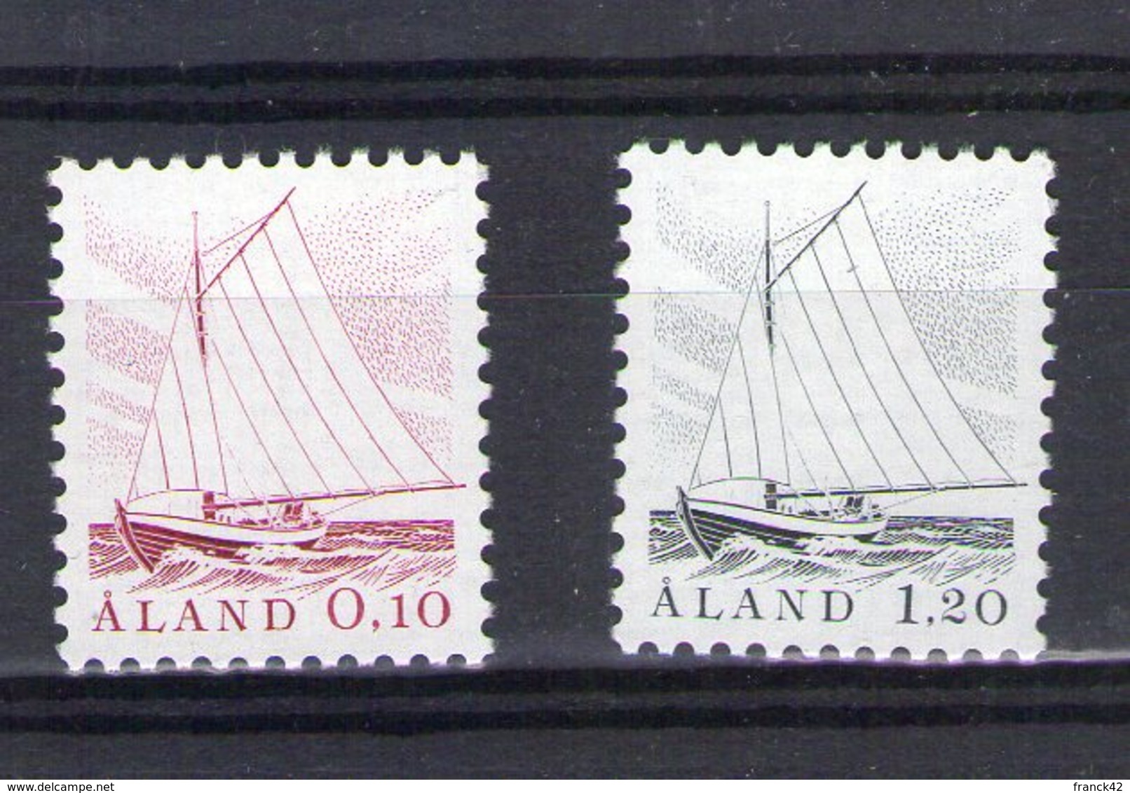 Aland. Série Courante. Bateaux De Pêche - Aland