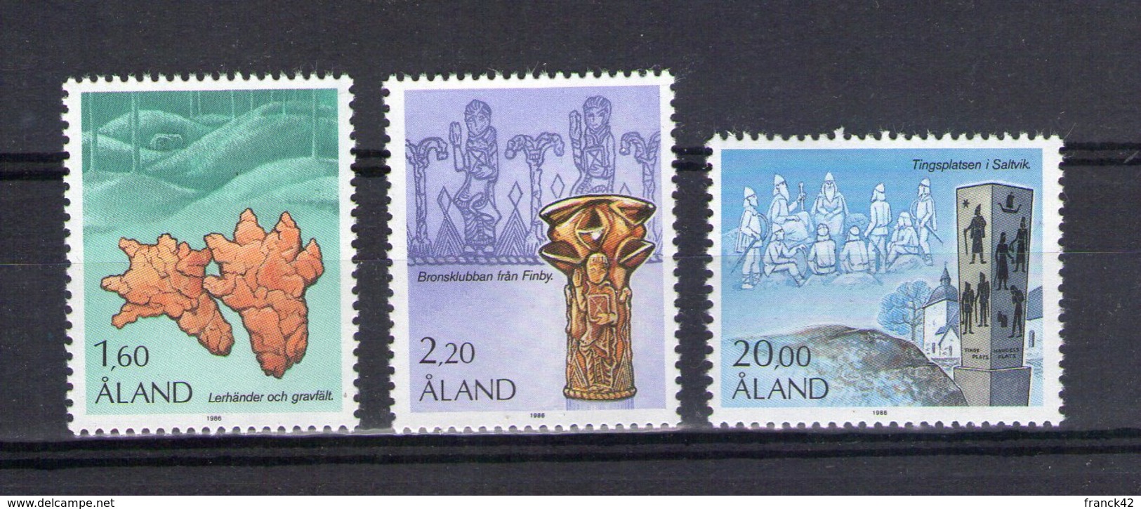 Aland. Série Courante. Motifs Historiques. 1986 - Aland