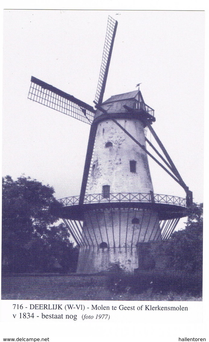 Deerlijk: Molen Te Geest Of Klerkensmolen ( 2 Scans) - Deerlijk