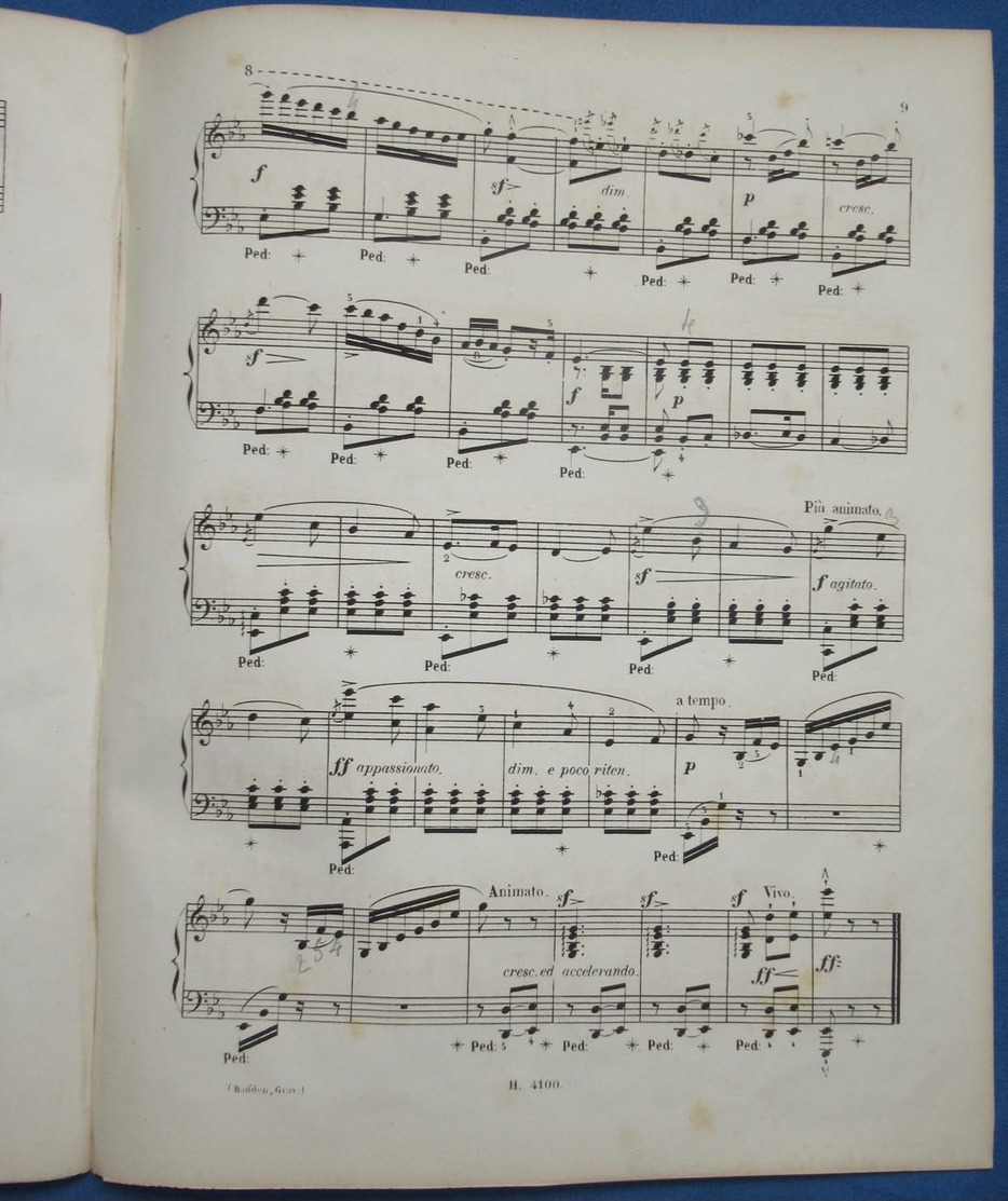 CAF CONC ESPAGNE DANSE PIANO GF PARTITION XIX AY CHIQUITA FRIEDRICH BURGMÜLLER MAËSTRO IRADIER 1864 ILL BARBIZET B. BORD - Autres & Non Classés