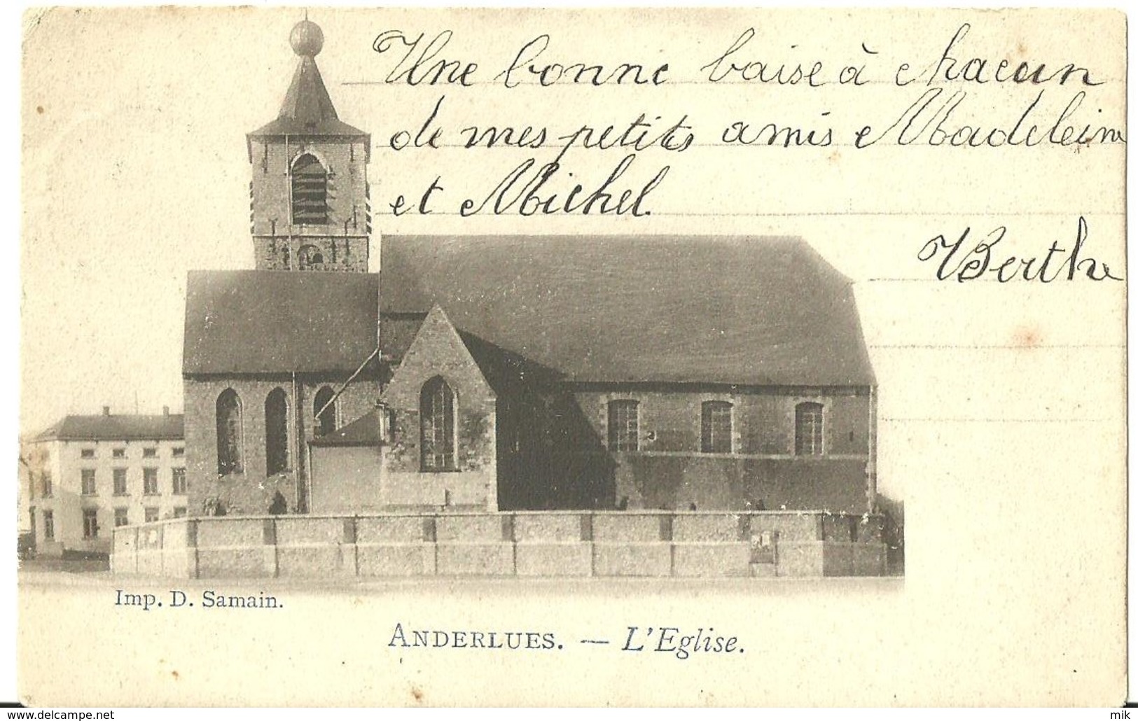 Anderlues  L'Eglise ( 1 ère ) - Anderlues