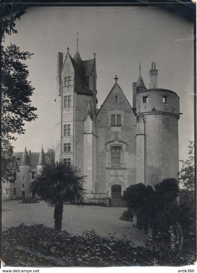 Photographie Ancienne XIXe Château De MONTREUIL BELLAY (49) Photographe Jules ROBUCHON - Old (before 1900)