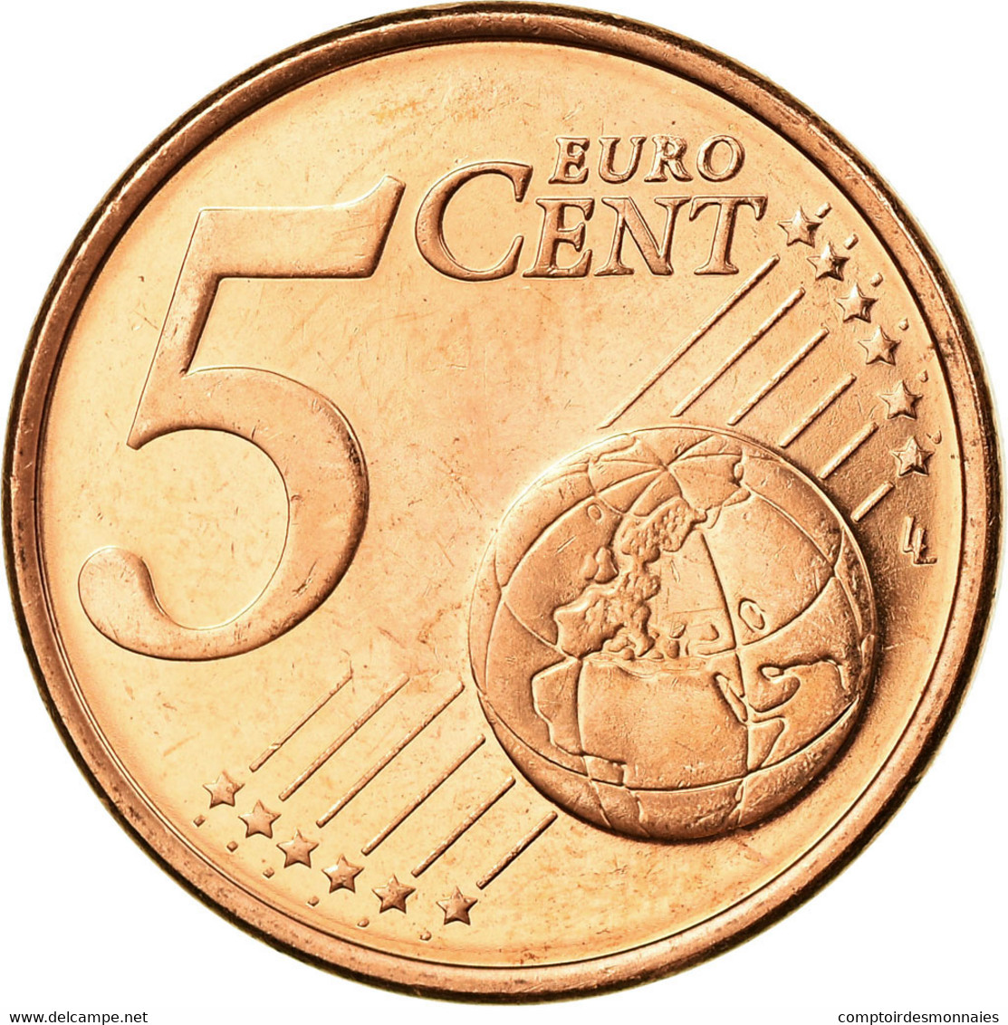 Slovénie, 5 Euro Cent, 2007, TTB, Copper Plated Steel, KM:70 - Slowenien