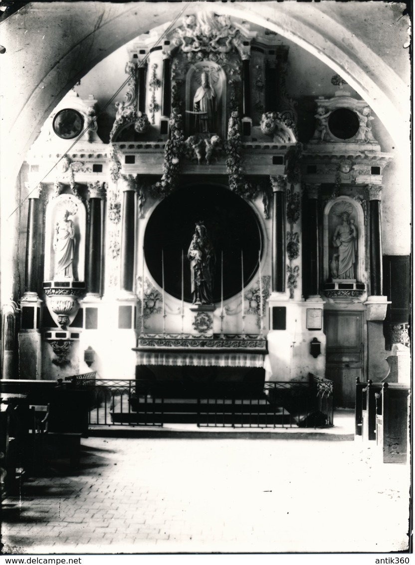 Photographie Ancienne Retable De La Chapelle Latérale NOIRMOUTIER (85) Photographe Jules ROBUCHON - Anciennes (Av. 1900)