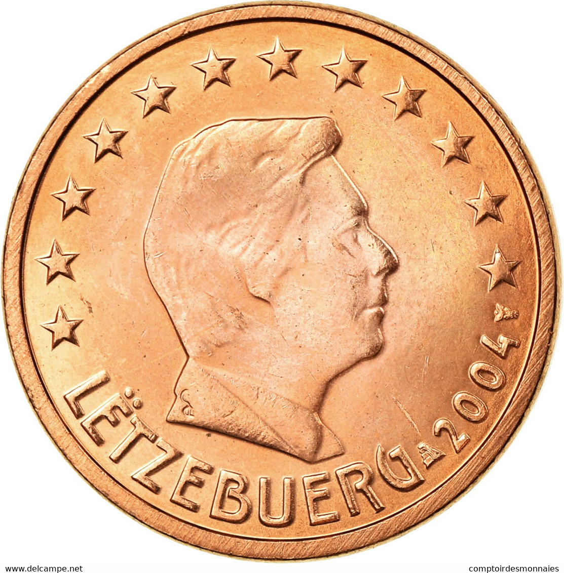 Luxembourg, 5 Euro Cent, 2004, SUP, Copper Plated Steel, KM:77 - Lussemburgo