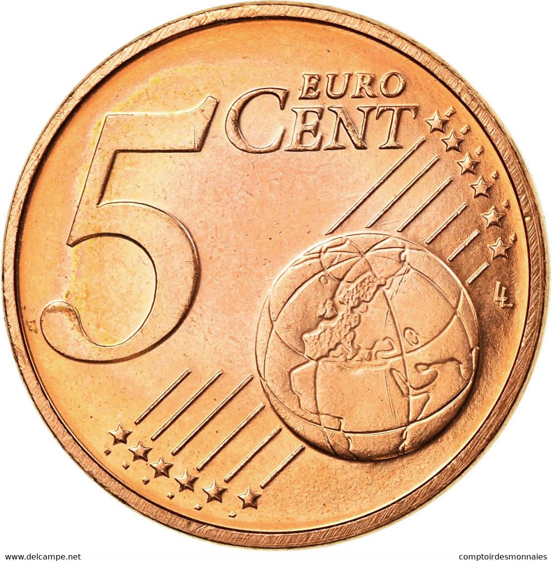 Luxembourg, 5 Euro Cent, 2004, SUP, Copper Plated Steel, KM:77 - Lussemburgo