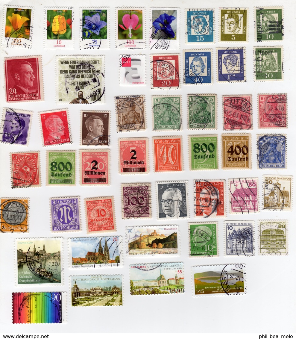 TIMBRES EUROPE - PAYS DIVERS - LOT + DE 1100 TIMBRES - OBLITERES - VOIR SCANS ET DESCRIPTION - Autres - Europe