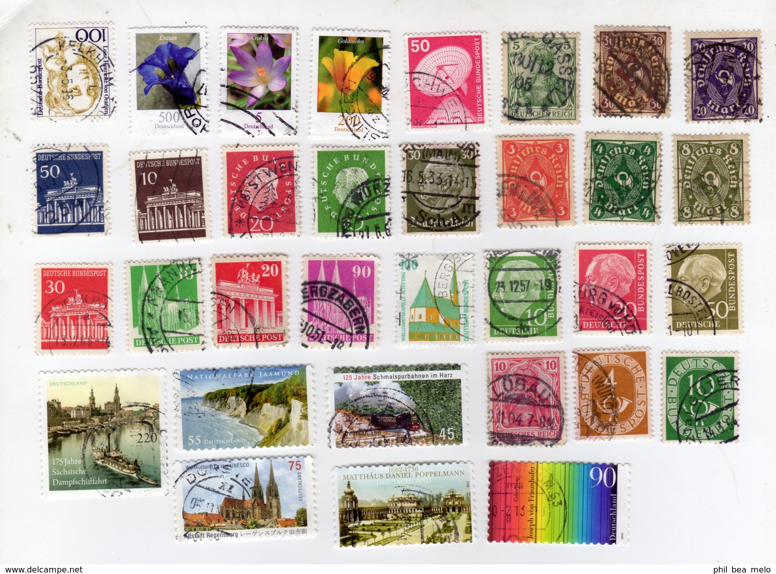 TIMBRES EUROPE - PAYS DIVERS - LOT + DE 1100 TIMBRES - OBLITERES - VOIR SCANS ET DESCRIPTION