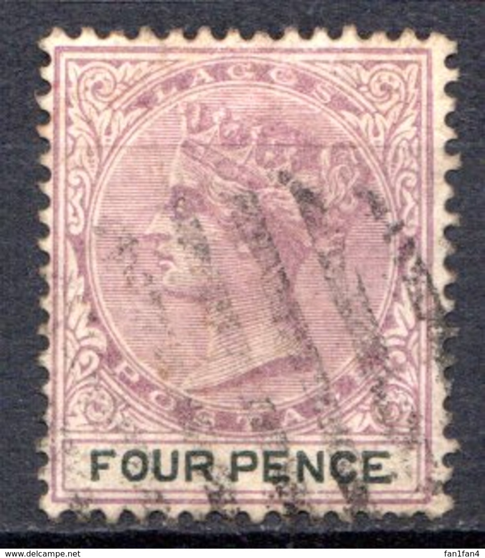 LAGOS (Colonie Britannique) - 1887-94 - N° 29 - 4 P. Violet Et Noir - (Victoria) - Nigeria (...-1960)