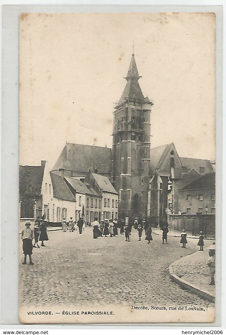 Belgique - Vilvoorde église Paroissiale Ed Decrée Soeurs Rue De Louvain 1904 - Vilvoorde