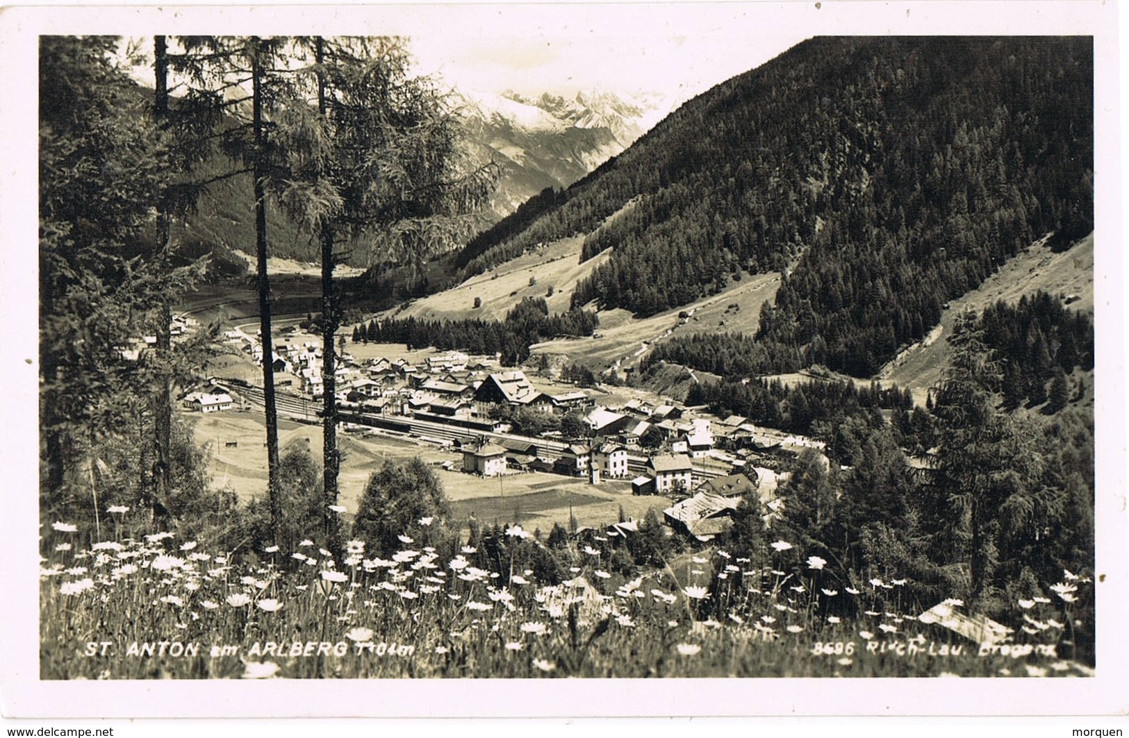 32659. Postal ST. ANTON Am ARLBERG (Tirol) Austria 1949, Wintersportpltaz - Cartas & Documentos