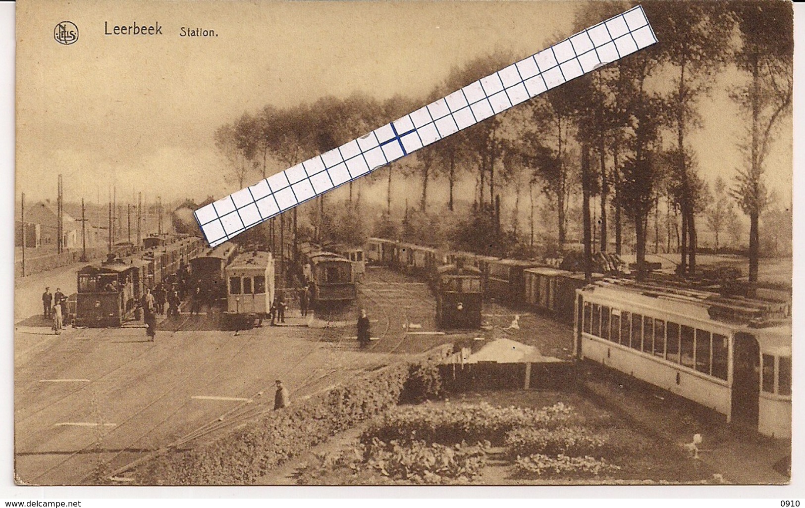 LEERBEEK-GOOIK"STATION TRAM A VAPEUR-STATIE VAN DE STOOMTRAMS"FOTO DANAU - Gooik