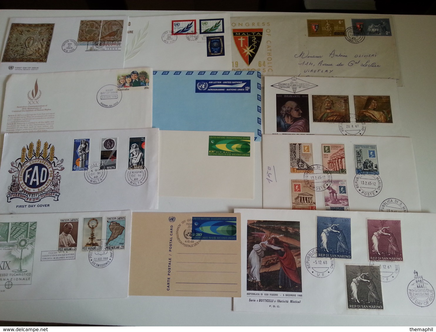 Lot N° 507 MONDE Une Archive De Plus De 500 Lettres Ou Cartes - Collections (en Albums)