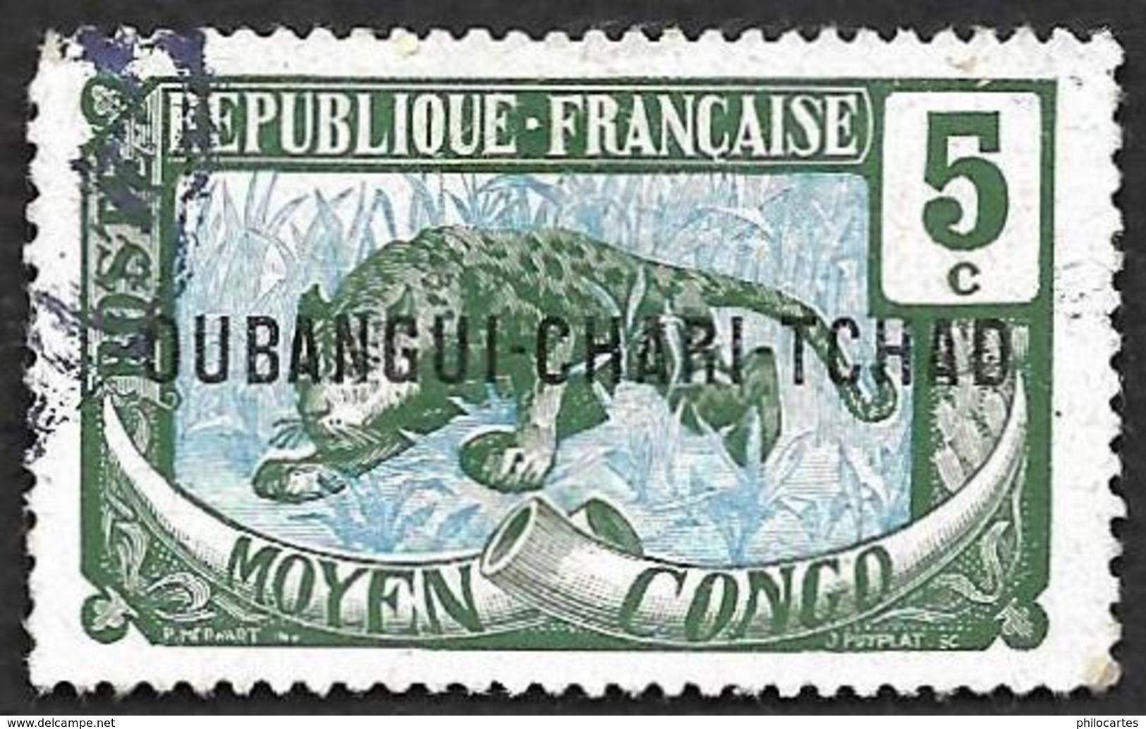 OUBANGUI-CHARI  1915-18 - YT 4 - Oblitéré - Oblitérés