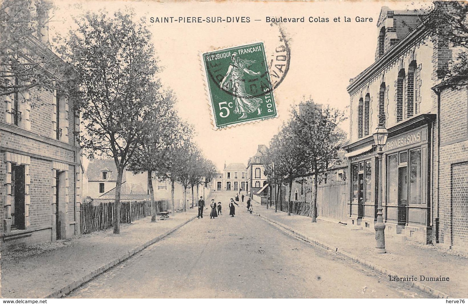 SAINT PIERRE SUR DIVES - Boulevard Colas Et La Gare - Autres & Non Classés