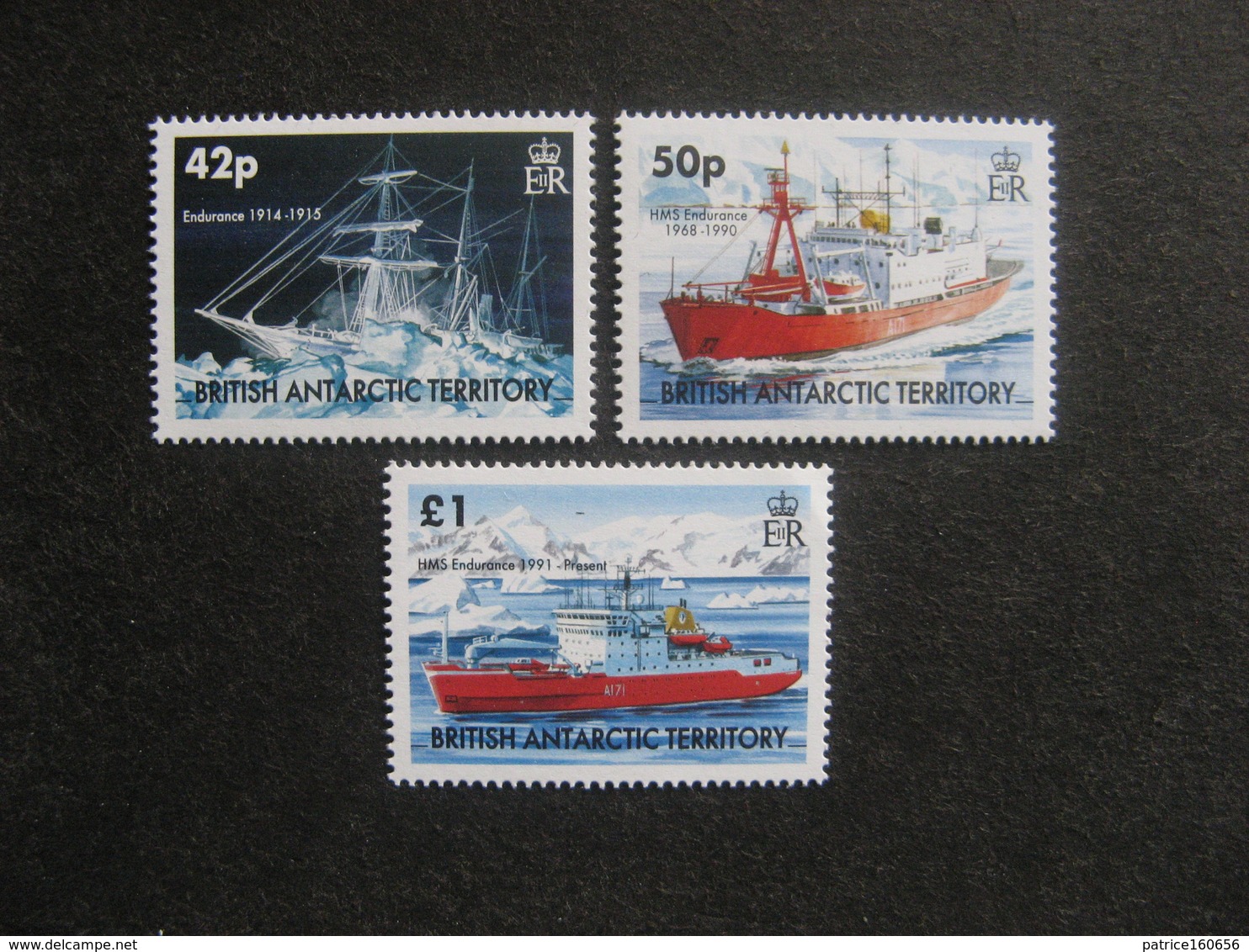 Territoire Antarctique Britannique: TB Série N° 396 Au N° 398, Neufs XX. - Neufs