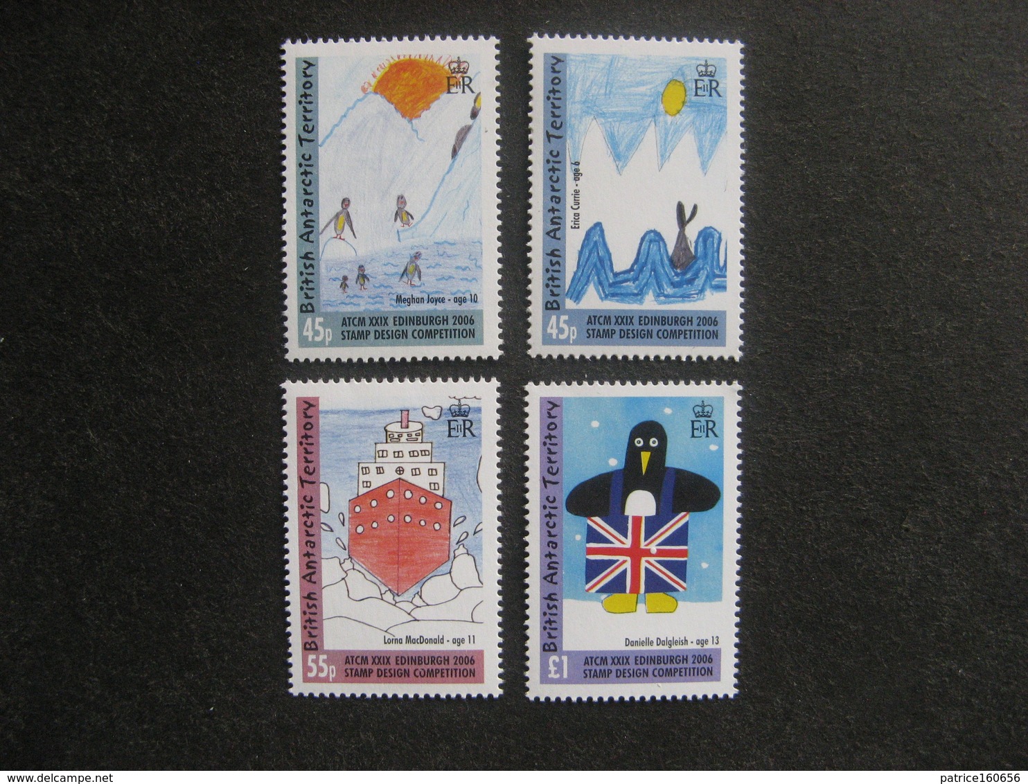 Territoire Antarctique Britannique: TB Série N° 411 Au N° 414, Neufs XX. - Neufs