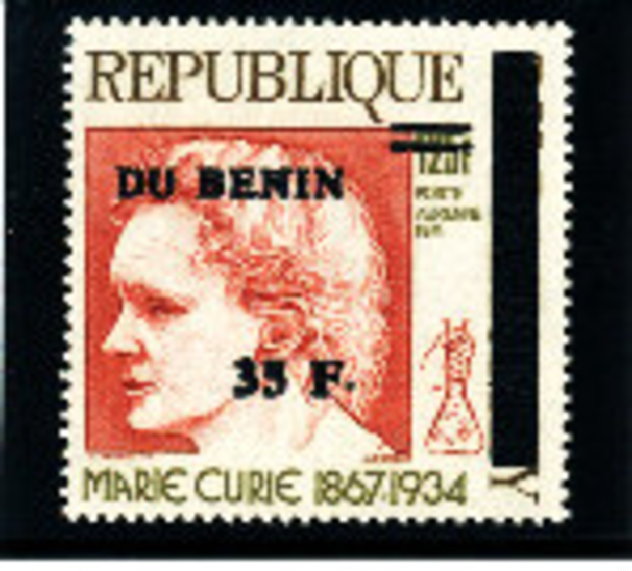 Bénin 1997 ( 35F/125F - Marie Curie )  ** Luxe  TRES RARE - Prix Nobel