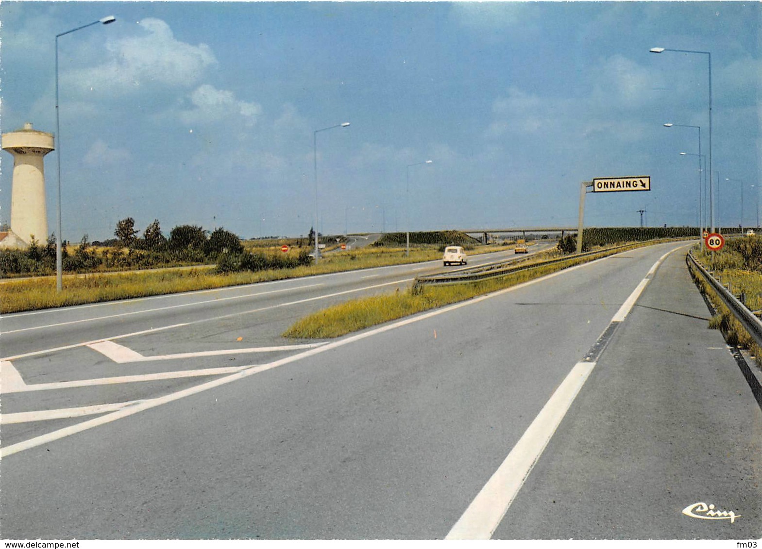 Onnaing Canton Valenciennes Château D'eau Autoroute - Sonstige & Ohne Zuordnung