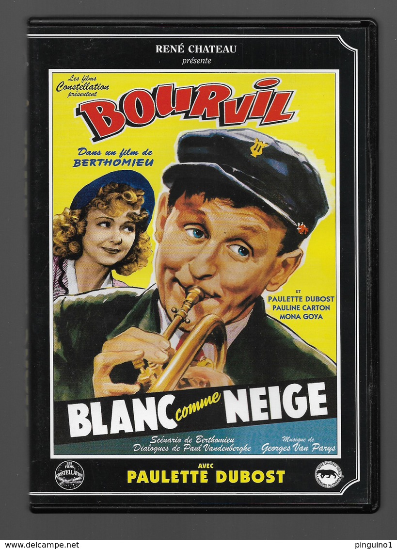 Blanc Comme Neige Dvd  Bourvil Paulette Dubost - Comédie